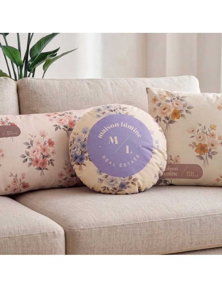 Coussin 100% personnalisable avec garnissage - Goodies Pub France