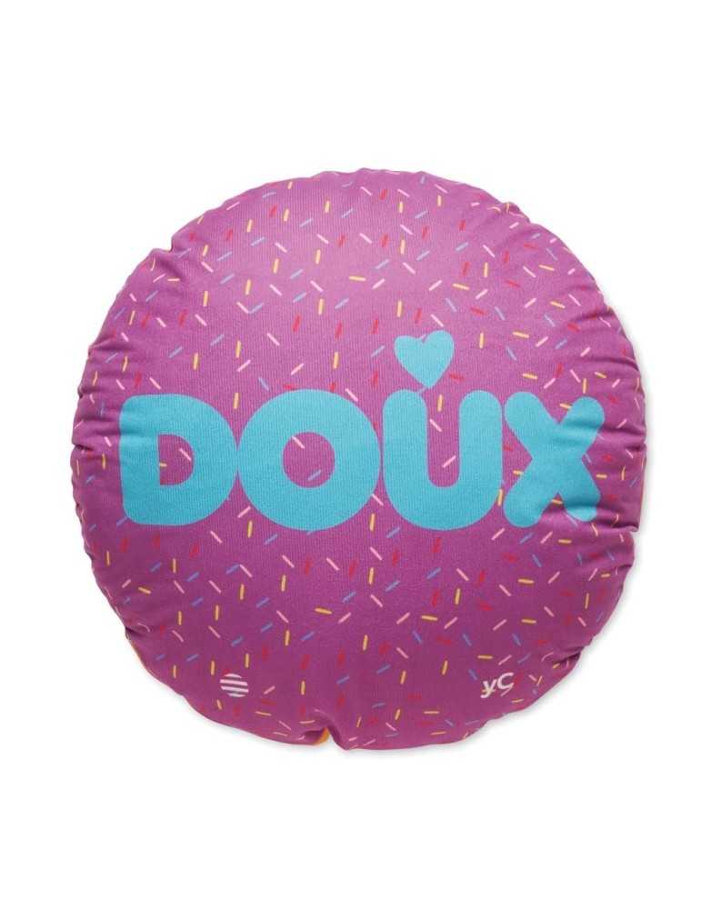 Coussin rond personnalisé avec garnissage - Goodies Pub France