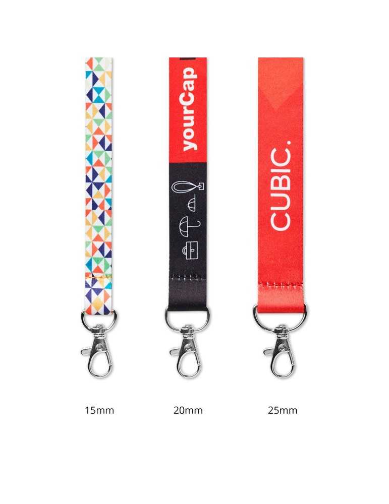 Lanyard personnalisé sublimée Made in Europe - Goodies Pub France