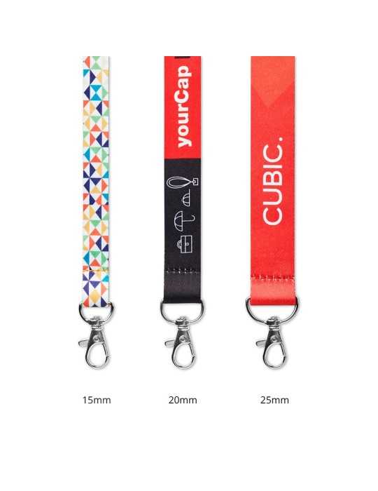 Lanyard personnalisé sublimée Made in Europe - Goodies Pub France