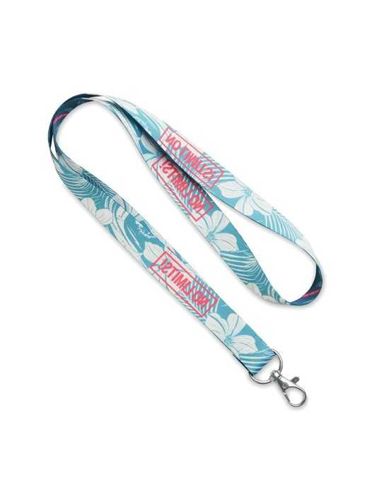 Lanyard personnalisé sublimée Made in Europe - Goodies Pub France