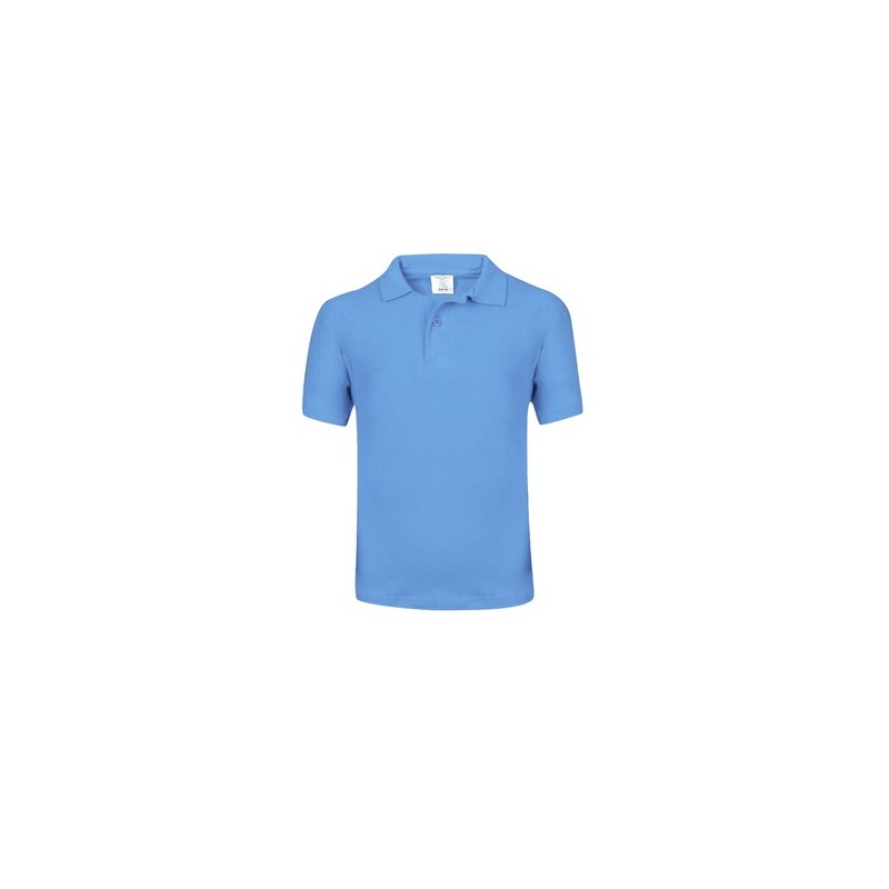 Polo Enfant Couleur Personnalisé YPS180 "keya" Matières : coton Taille textile : XL Couleurs : bleu goodies entreprise design