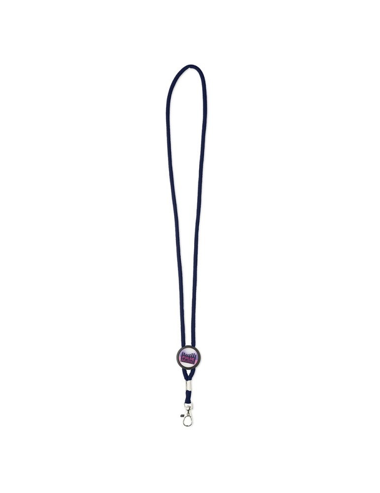 Lanyard personnalisé avec curseur bombé sur mesure - Goodies Pub France