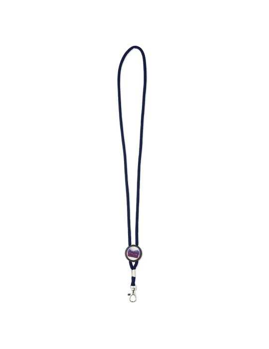 Lanyard personnalisé avec curseur bombé sur mesure - Goodies Pub France