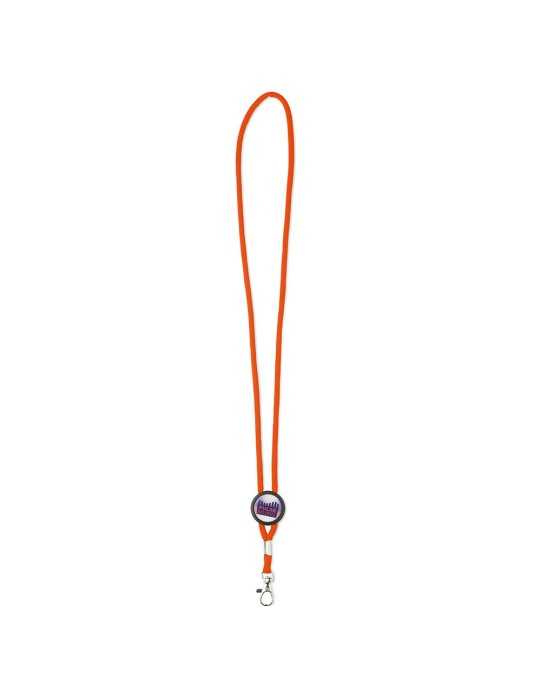 Lanyard personnalisé avec curseur bombé sur mesure - Goodies Pub France