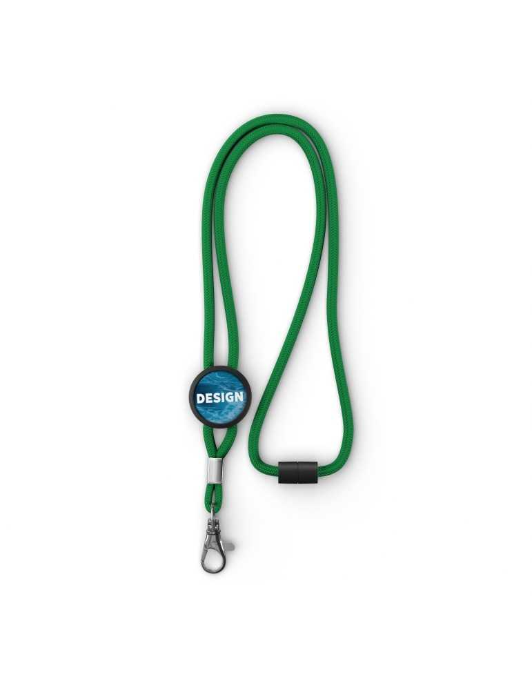 Lanyard personnalisé avec curseur bombé sur mesure - Goodies Pub France