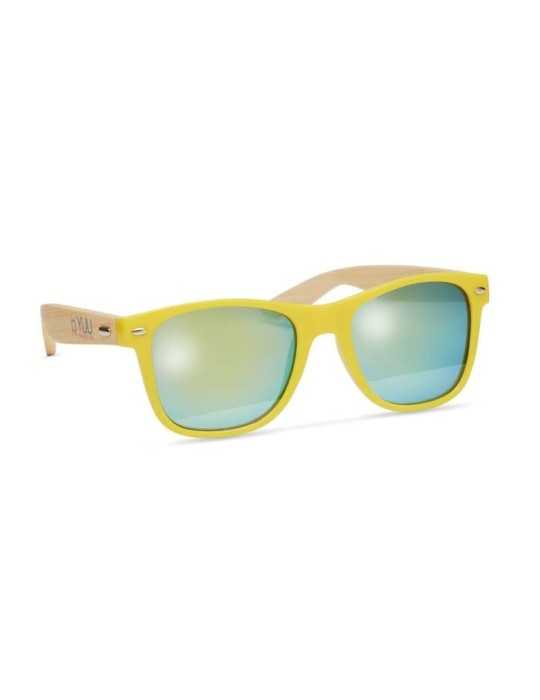 Lunettes de soleil personnalisées PC & bambou - Goodies Pub France