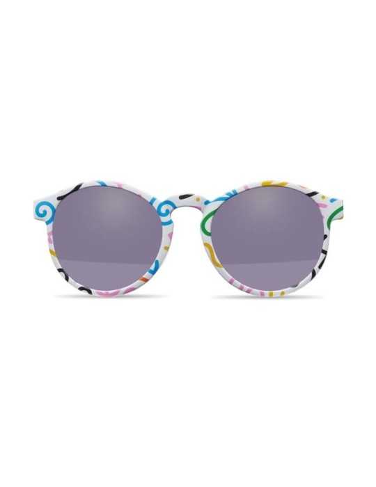 Lunettes de soleil rondes personnalisées UV400 - Goodies Pub France