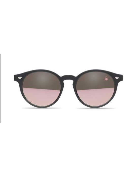 Lunettes de soleil rondes personnalisées en rPET UV400 - Goodies Pub France