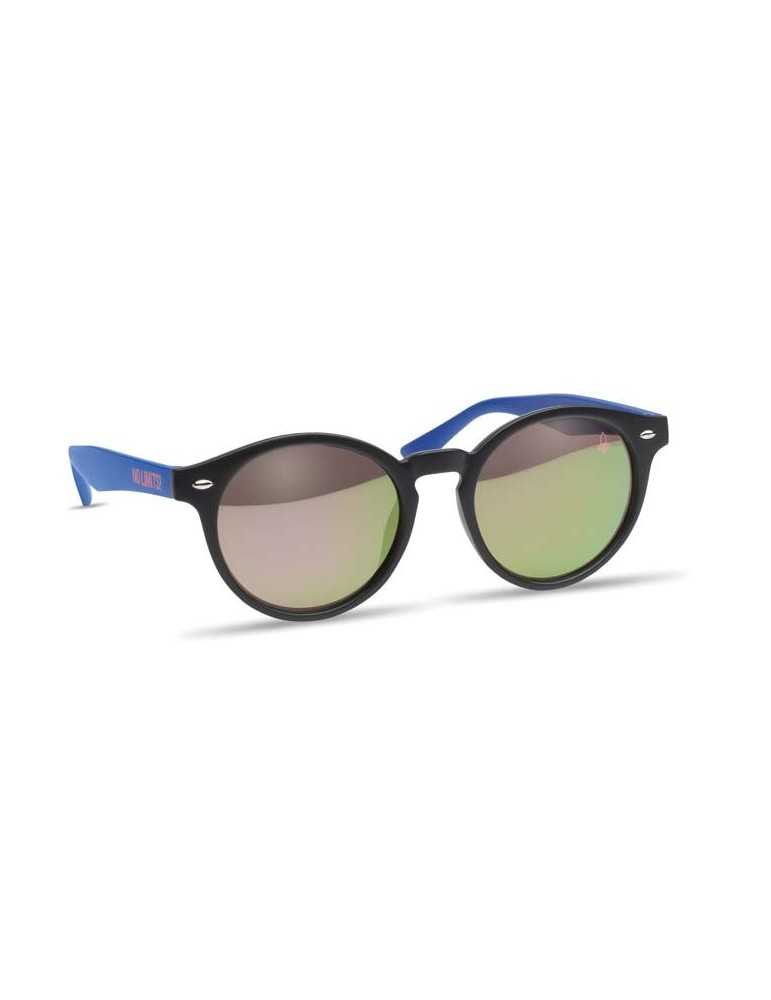 Lunettes de soleil rondes personnalisées en rPET UV400 - Goodies Pub France