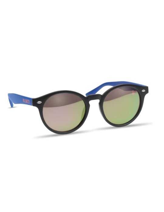 Lunettes de soleil rondes personnalisées en rPET UV400 - Goodies Pub France