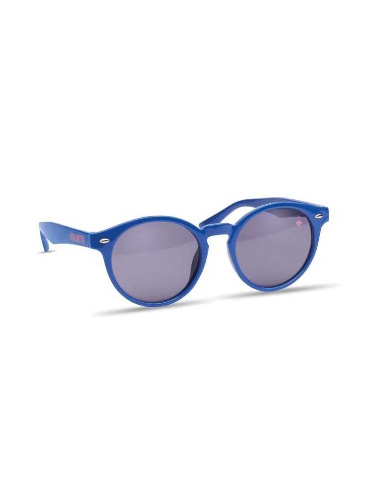 Lunettes de soleil rondes personnalisées en rPET UV400 - Goodies Pub France