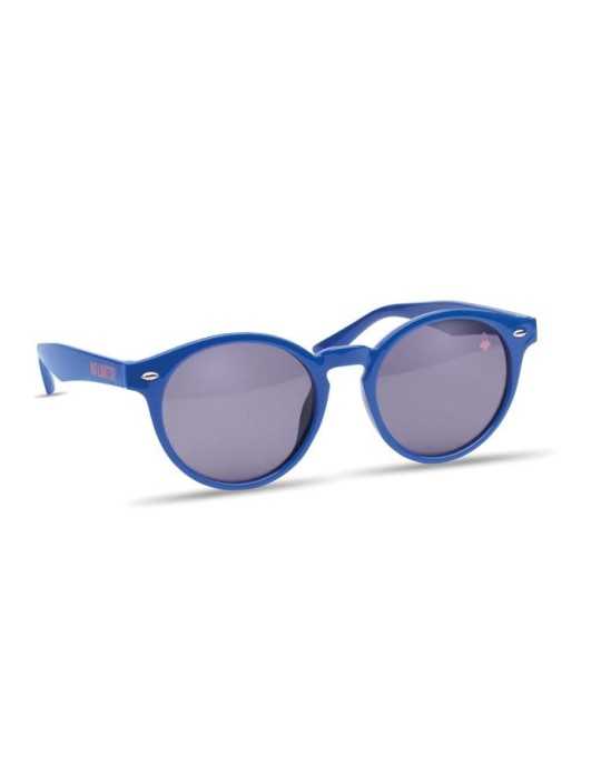 Lunettes de soleil rondes personnalisées en rPET UV400 - Goodies Pub France