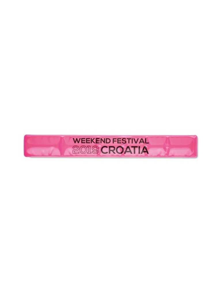 Bracelet slap promotionnel néon en plusieurs couleurs