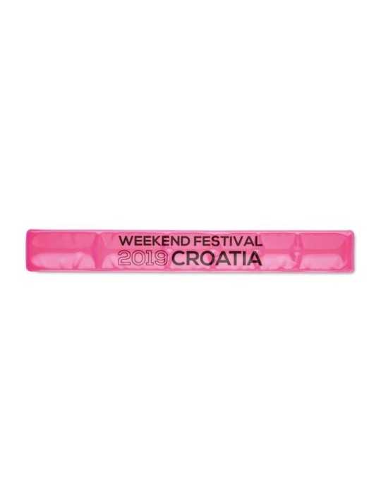 Bracelet slap promotionnel néon en plusieurs couleurs