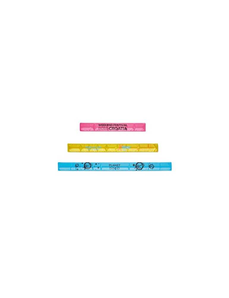 Bracelet slap promotionnel néon en plusieurs couleurs