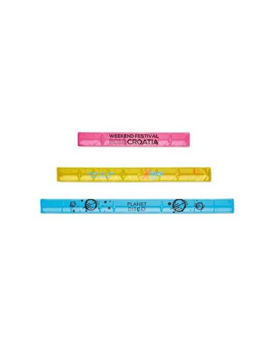 Bracelet slap promotionnel néon en plusieurs couleurs