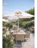 Parasol publicitaire Riviera 3x3 m personnalisé