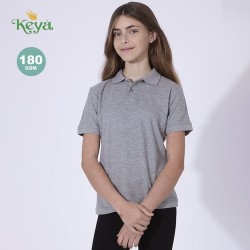 Polo Enfant Couleur Personnalisé YPS180 "keya" Matières : coton Taille textile : XL Couleurs : jaune impression logo haute quali