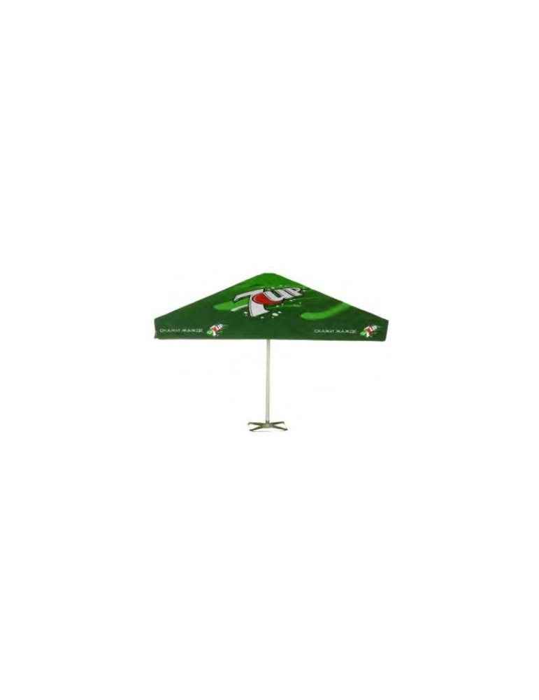 Parasol publicitaire géant 5x5 m personnalisé