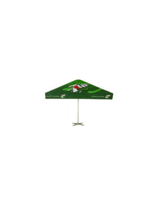 Parasol publicitaire géant 5x5 m personnalisé