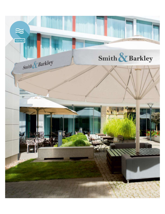 Parasol publicitaire Maxi géant personnalisé