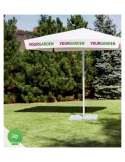 Parasol publicitaire Rectangle personnalisé