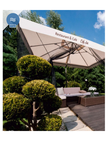 Parasol publicitaire GrandSolis personnalisé