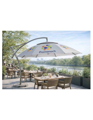 Parasol publicitaire Imperia Sun personnalisé