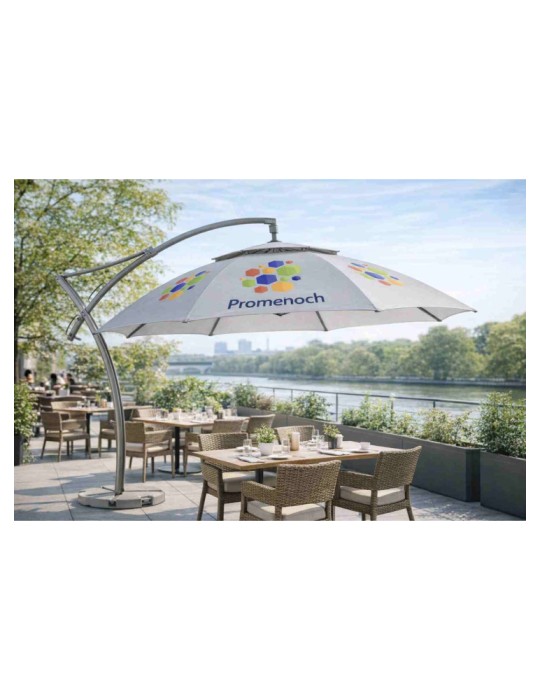 Parasol publicitaire Imperia Sun personnalisé
