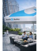 Parasol publicitaire FT pliable personnalisé