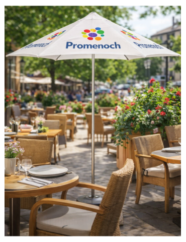 Parasol publicitaire Eco Sun personnalisé