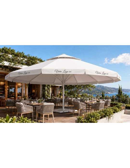 Parasol publicitaire géant Royalis personnalisé