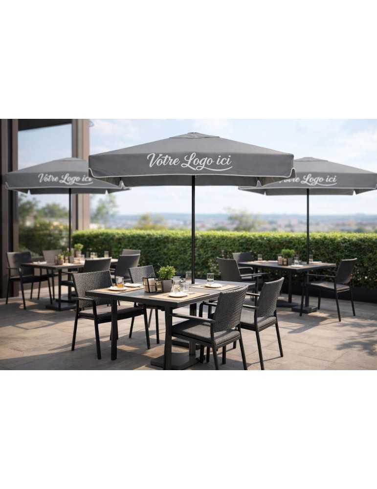Parasol publicitaire Harmony 2x2 m personnalisé