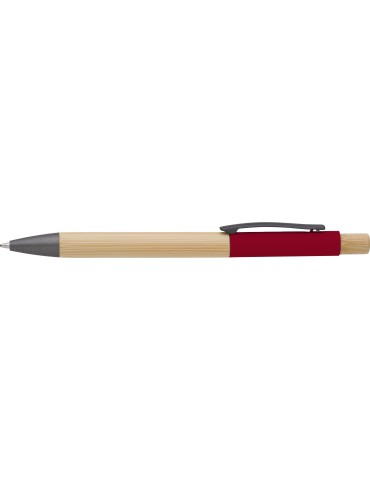 Stylo bille Anke | Bambou | Aluminium