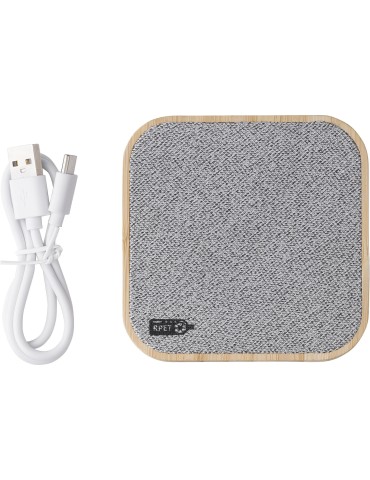 Chargeur sans fil Moses | Bambou | rPET | 15W