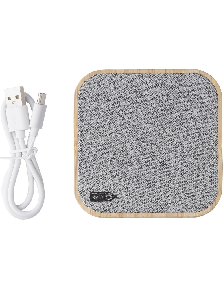 Chargeur à induction en bambou - Pratique