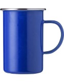 Mug émaillé Ayden | Bord inox | 450 ml