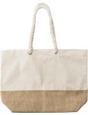 Sac shopping Diego | Coton 280 g/m² | Fond jute
