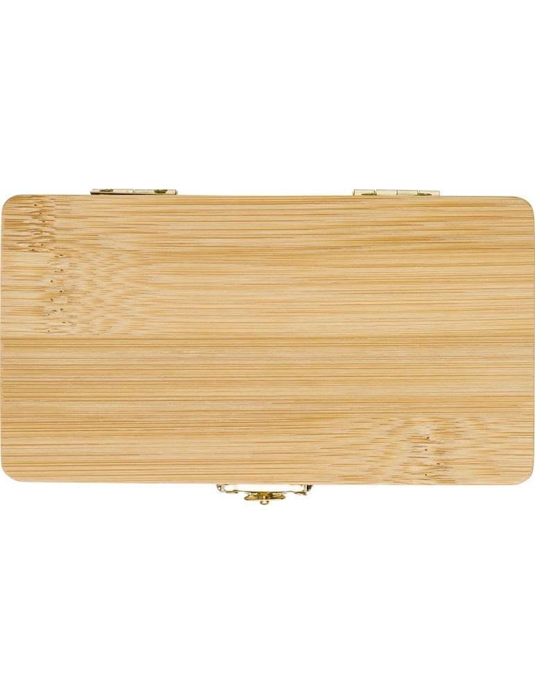 Boîte à outils personnalisée - Cadeau d'entreprise en bambou