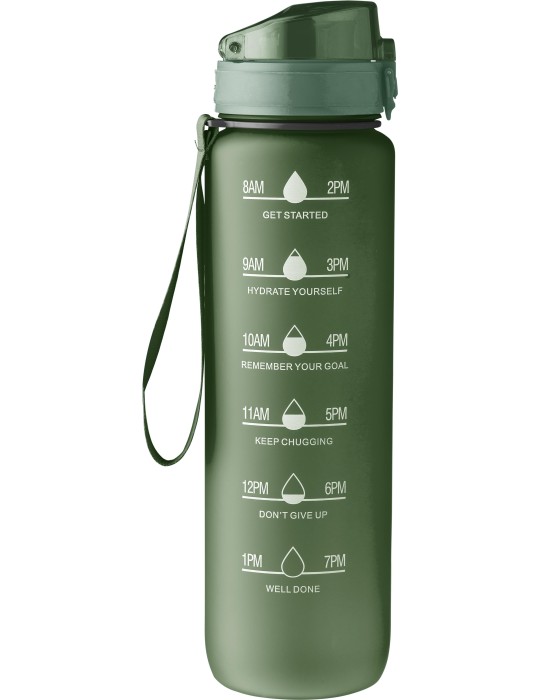 Gourde en rPET touché gomme 1000 ml Personnalisée - Pas cher