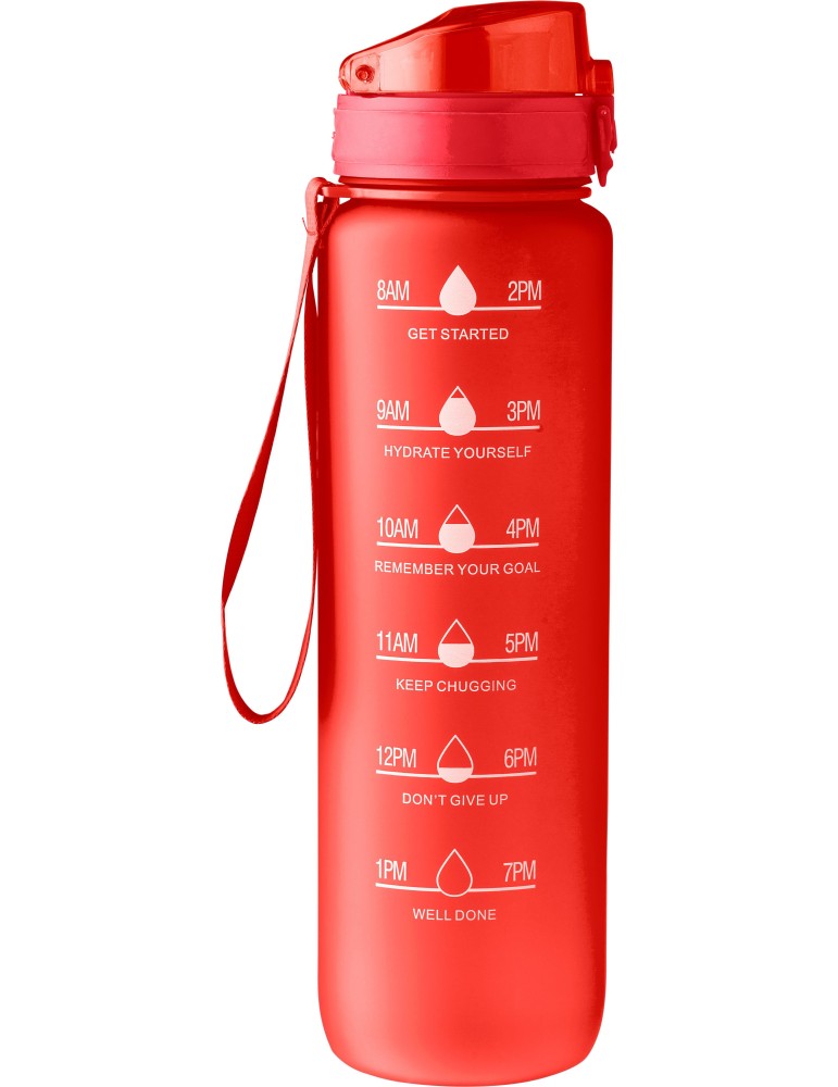 Gourde en rPET touché gomme 1000 ml Personnalisée - Pas cher