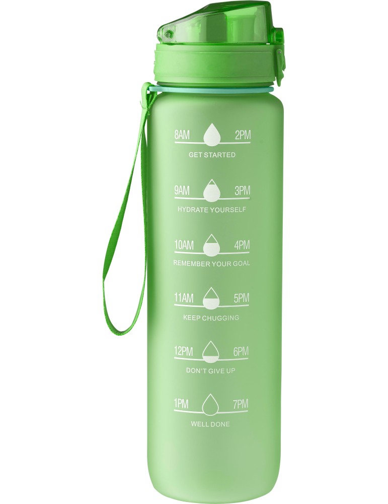 Gourde en rPET touché gomme 1000 ml Personnalisée - Pas cher