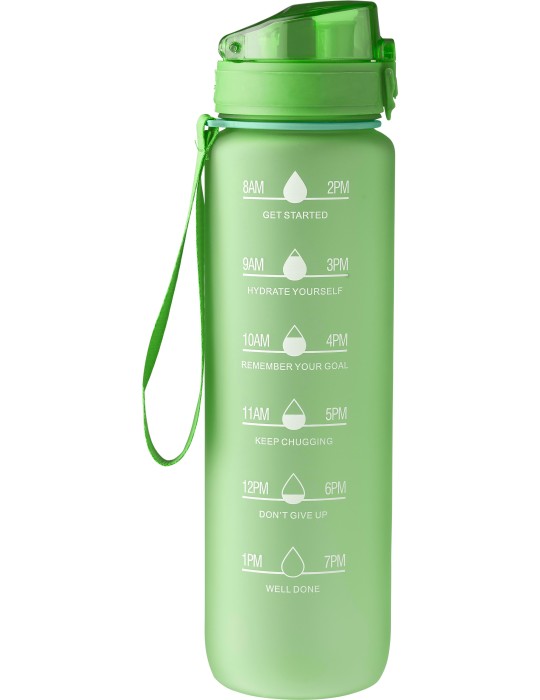 Gourde en rPET touché gomme 1000 ml Personnalisée - Pas cher