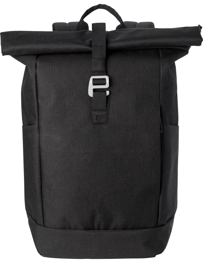 Sac à dos porte-ordinateur roll-top en polyester 600D - Oberon