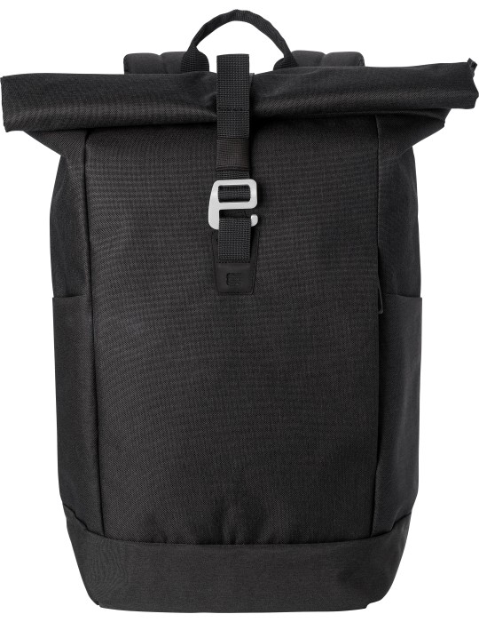 Sac à dos porte-ordinateur roll-top en polyester 600D - Oberon