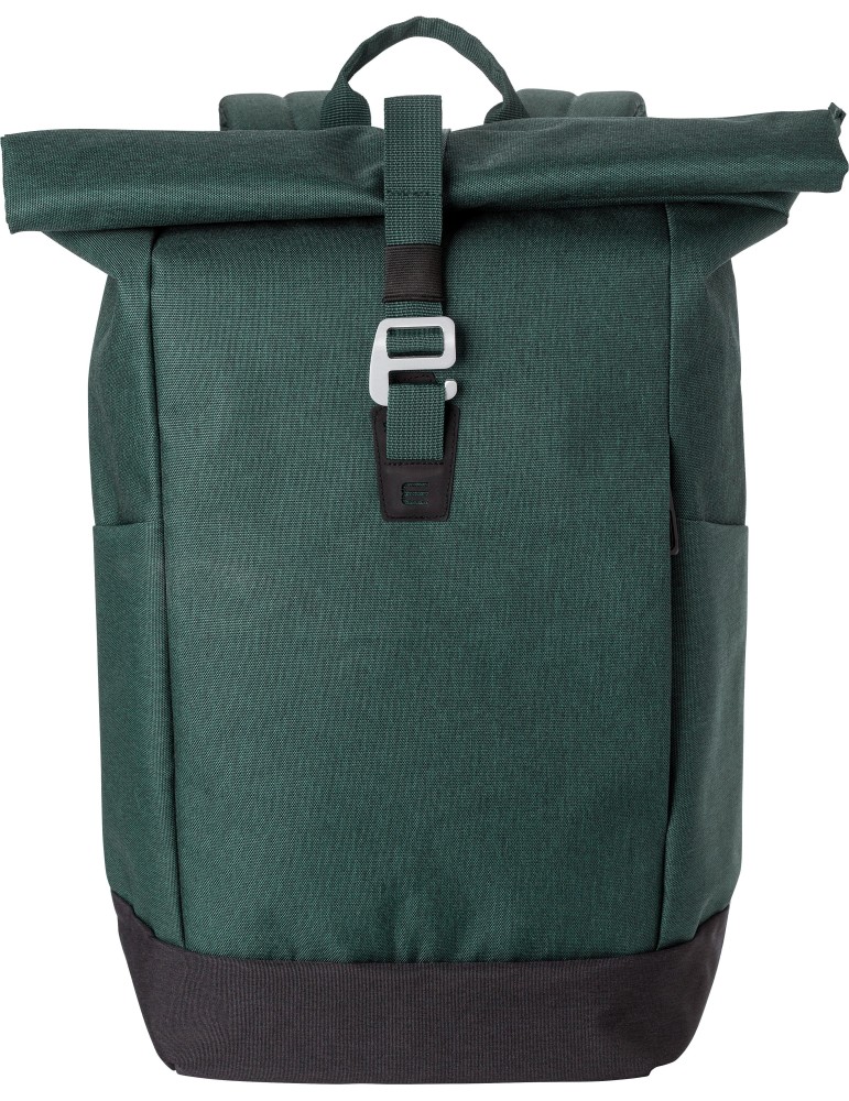 Sac à dos porte-ordinateur roll-top en polyester 600D - Oberon