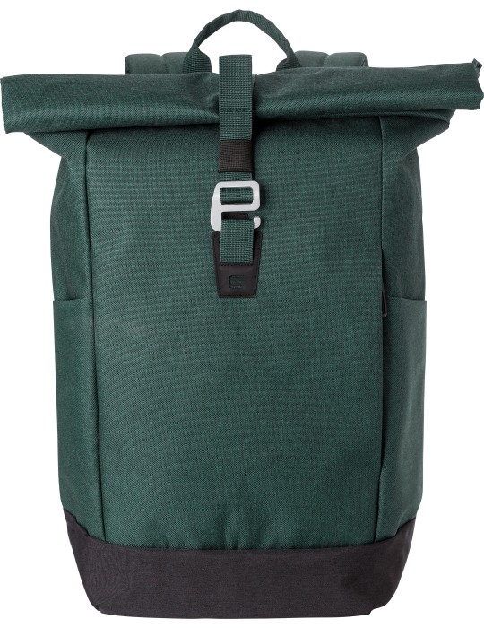 Sac à dos porte-ordinateur roll-top en polyester 600D - Oberon