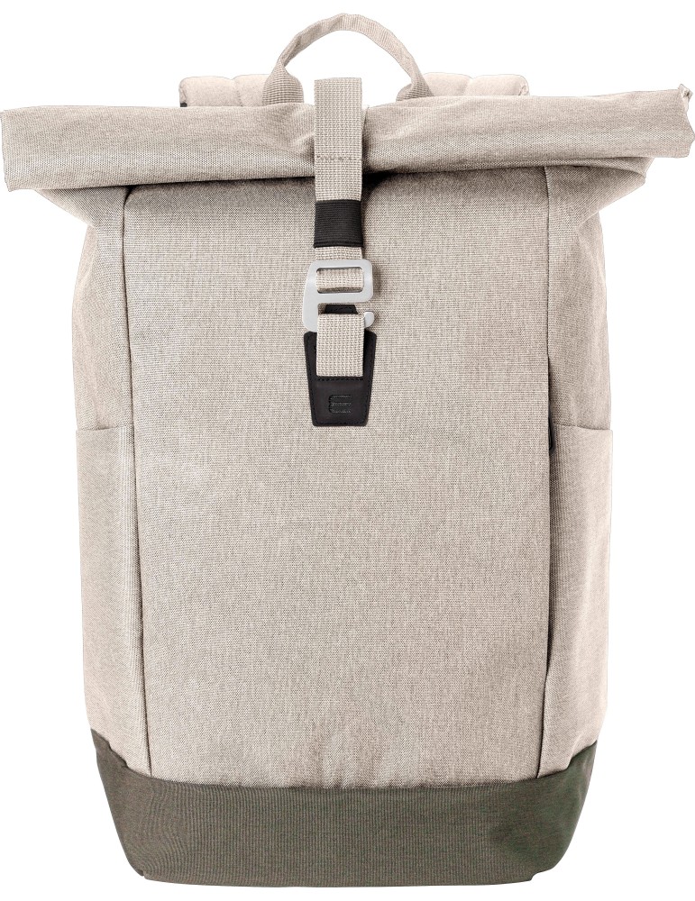 Sac à dos porte-ordinateur roll-top en polyester 600D - Oberon