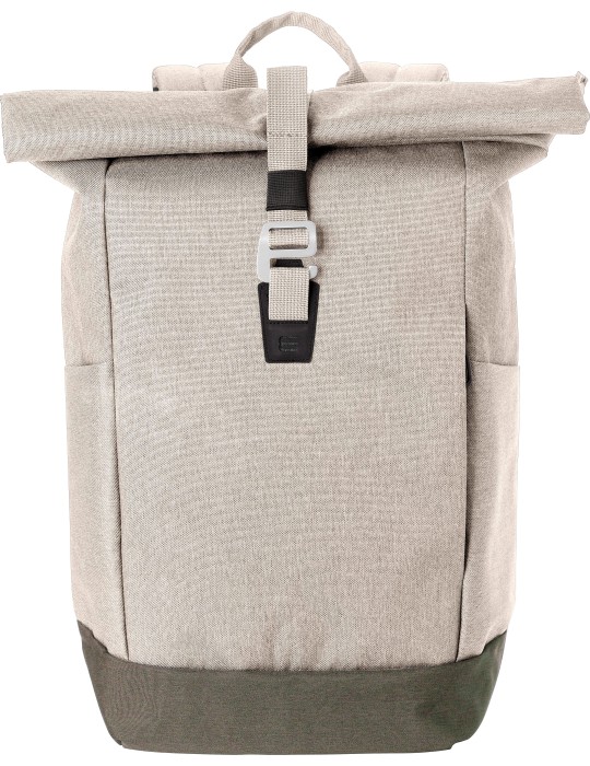Sac à dos porte-ordinateur roll-top en polyester 600D - Oberon